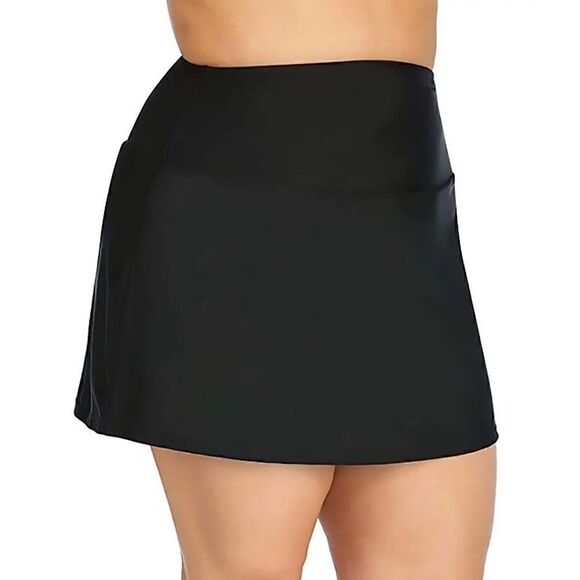 Island Escape Women S Skirt High-Waist Swim
Bottom (Black) New with Box/tags - Picture 6 of 8